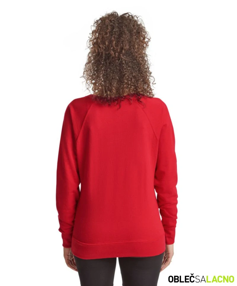 Dámska raglánová mikina LADY-FIT LW RAGLAN SWEAT Fruit of the Loom