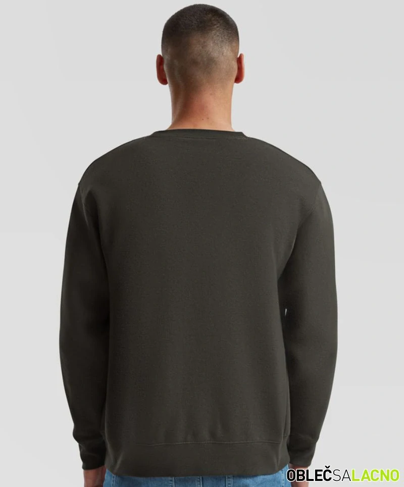 Pánska mikina PREMIUM SET-IN SWEAT Fruit of the Loom