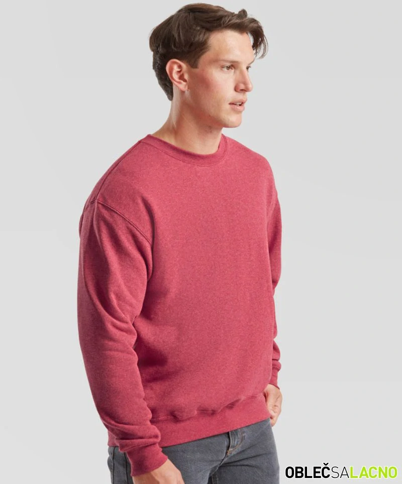 Pánska mikina CLASSIC SET-IN SWEAT Fruit of the Loom