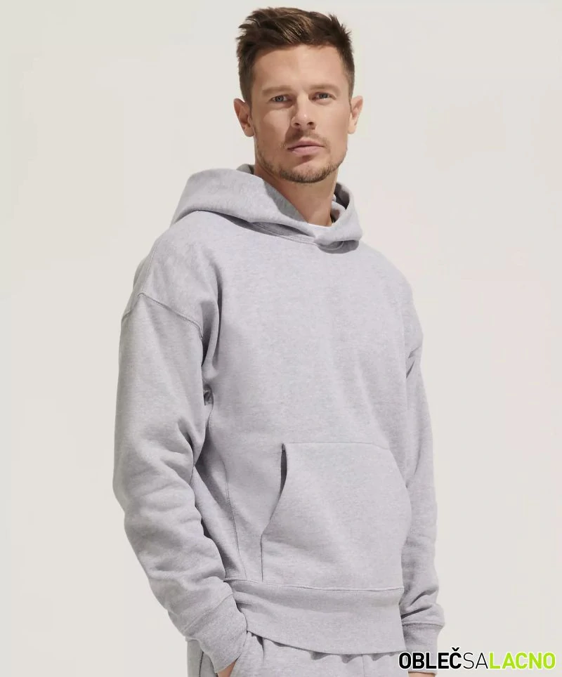 Unisex oversize mikina s kapucňou z ťažkej bavlny ORIGIN Sol's