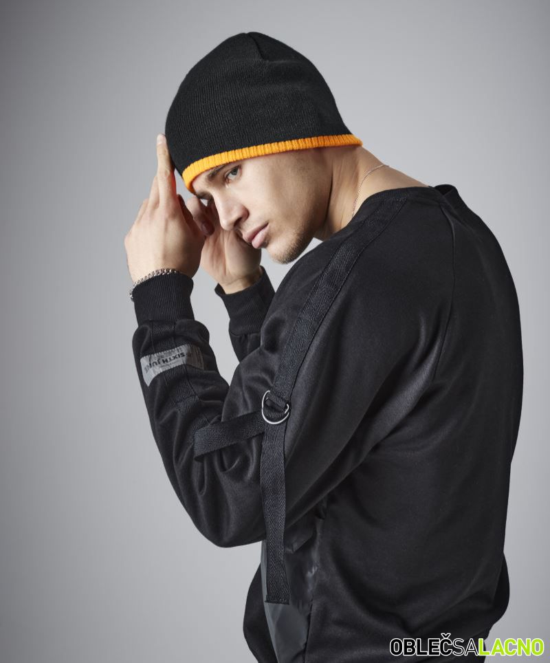 Dvojfarebná pletená čiapka B44C Beechfield