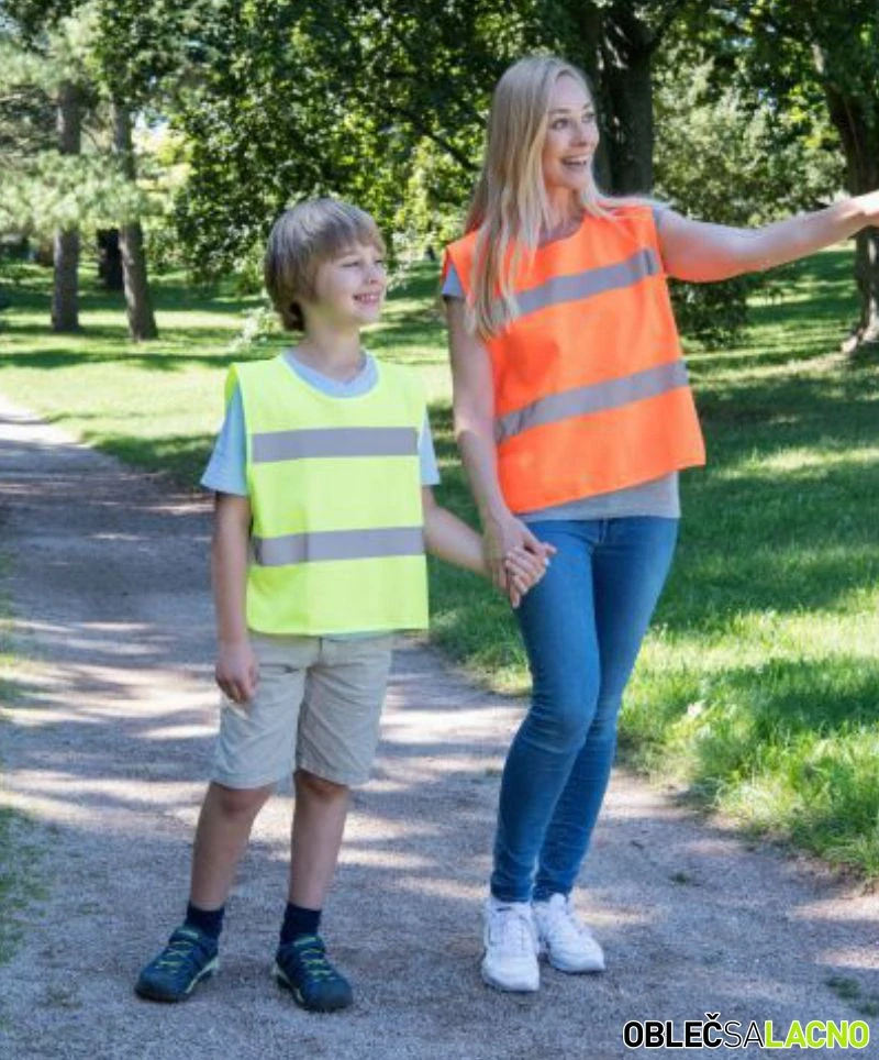 Detské pončo s vysokou viditeľnosťou AMIGO Korntex
