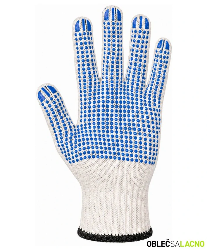 Máčané rukavice s PVC terčíkmi TP169 Deltaplus
