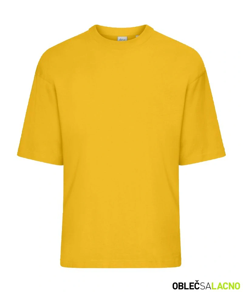 Unisex oversize tričko z ťažkej bio bavlny 8041 Daiber