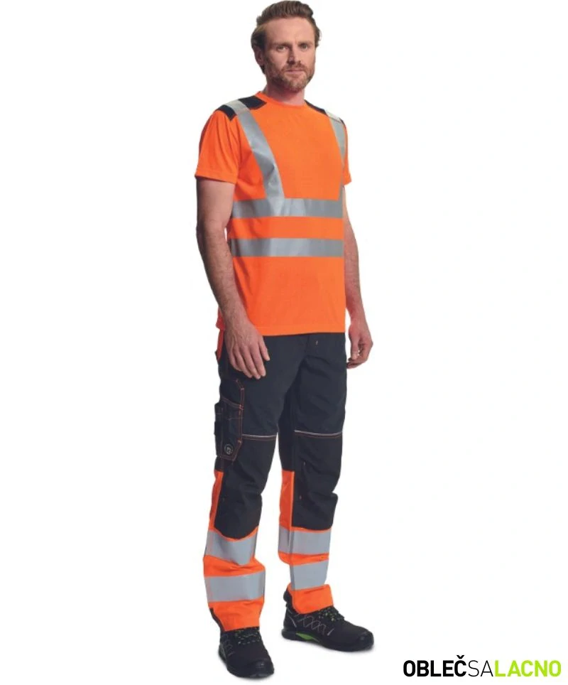 Reflexné polobavlnené tričko KNOXFIELD HVPS Cerva