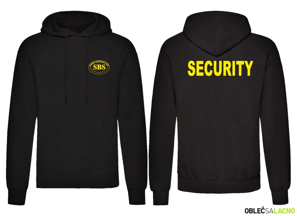 Pánska mikina s kapucňou SBS-SECURITY 280g