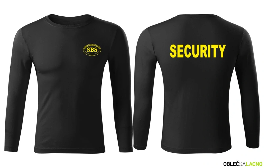 Tričko dlhý rukáv SBS-SECURITY 150g