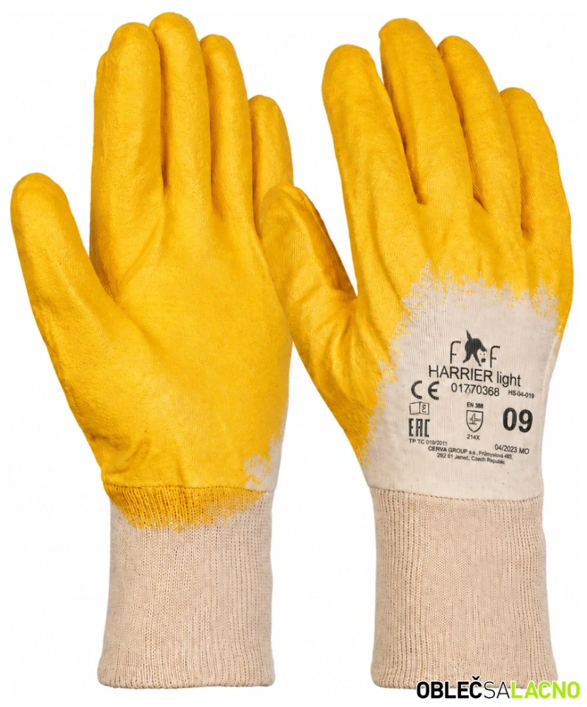 Máčané nitrilové rukavice FF HARRIER LIGHT Fridrich & Fridrich