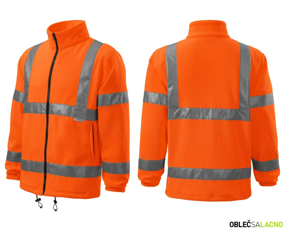 Reflexná fleece bunda HV FLEECE JACKET 5V1 Rimeck®
