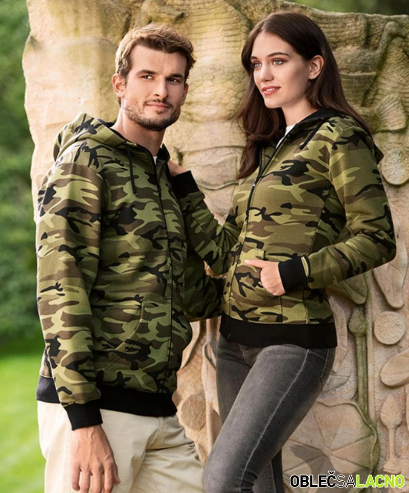 DOPREDAJ Dámska mikina CAMO ZIPPER Malfini®