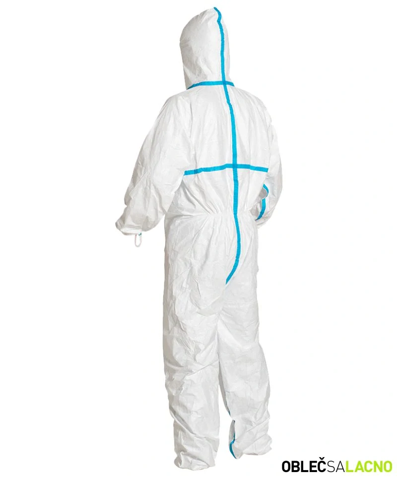 Jednorazový oblek Tyvek 600 Plus, bielo-modrý