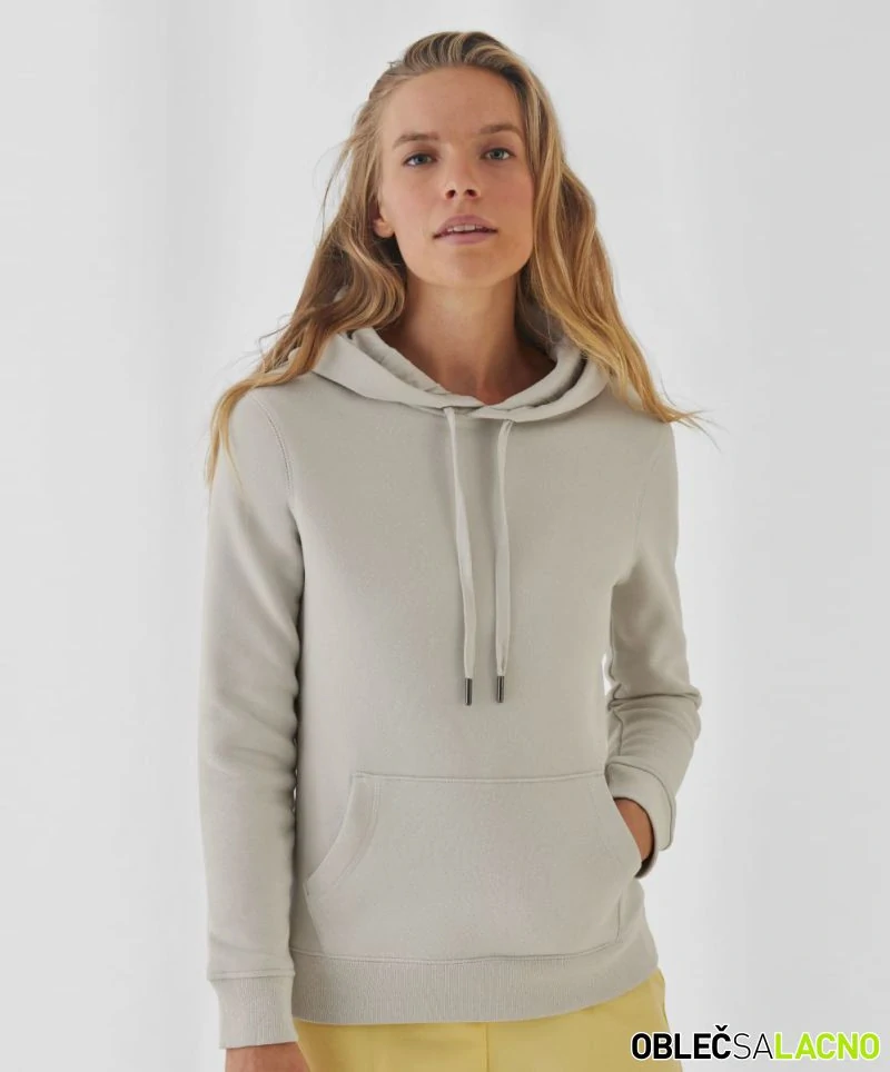 Dámska mikina s kapucňou QUEEN HOODE B&C