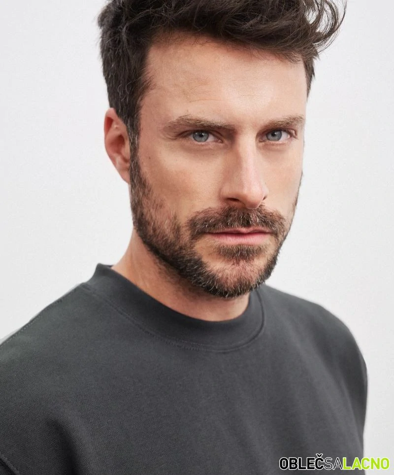 Pánska mikina z ťažkej bavlny JN 40 Daiber