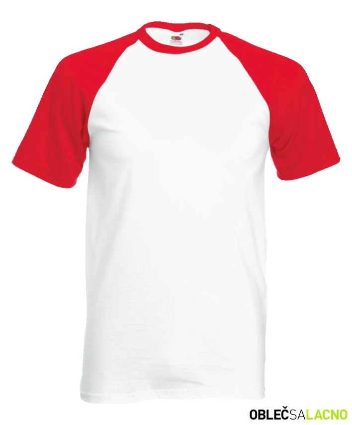 Pánske raglánové tričko BASEBALL T Fruit of the Loom