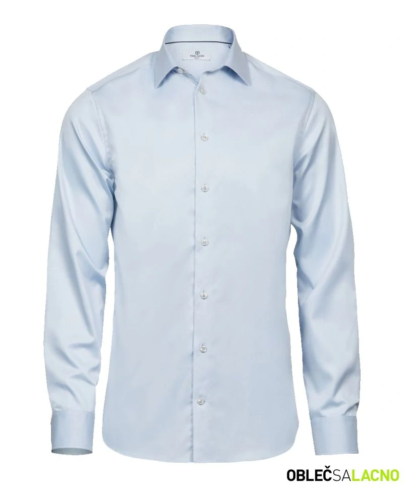 Luxusná keprová košeľa s dlhým rukávom SLIM FIT Tee Jays