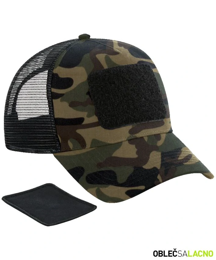 5 panelová šiltovka REMOVABLE PATCH TRUCKER B641 Beechfield