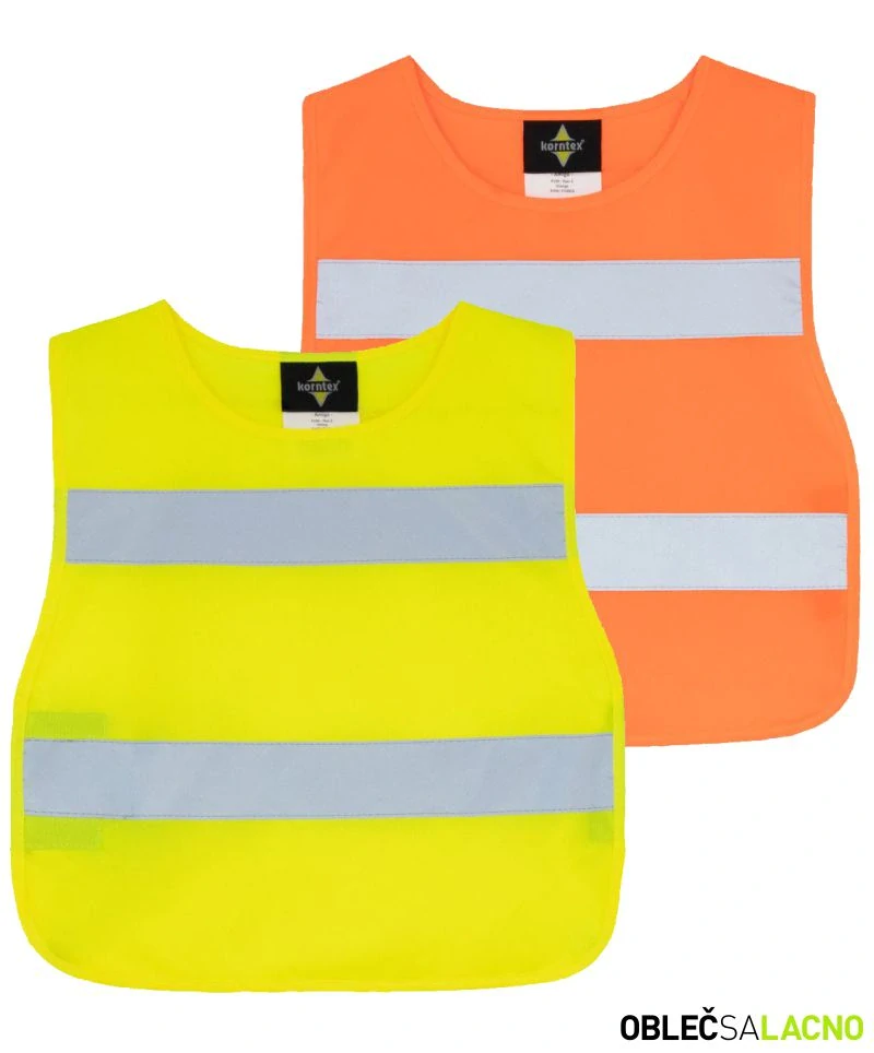 Detské pončo s vysokou viditeľnosťou AMIGO Korntex