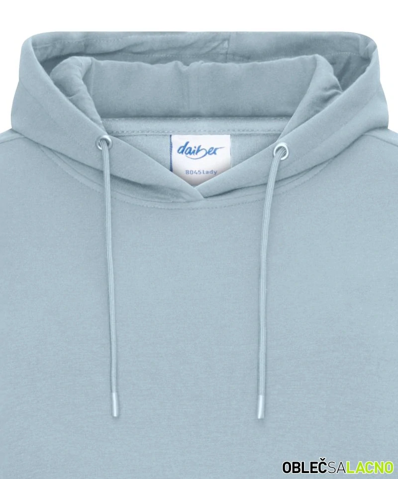 Dámska interlock mikina s kapucňou 8045 Daiber