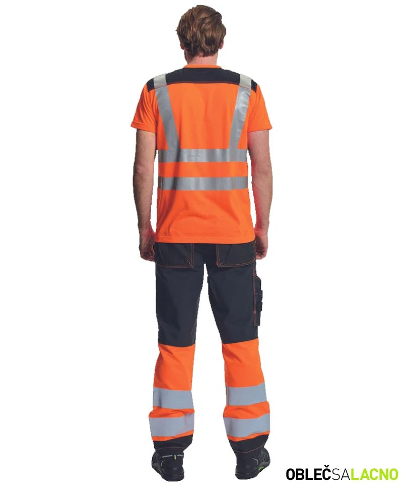 Reflexné polobavlnené tričko KNOXFIELD HVPS Cerva