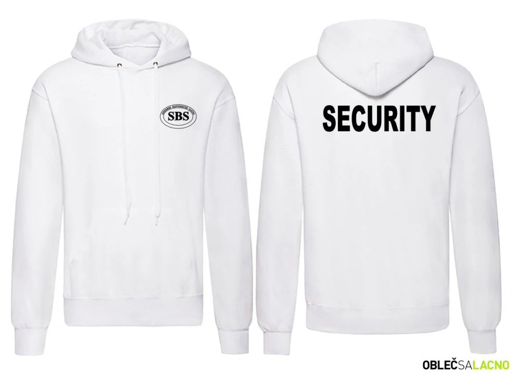 Pánska mikina s kapucňou SBS-SECURITY 280g