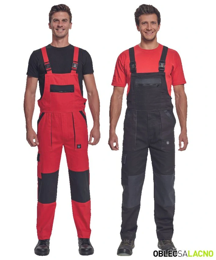 Montérkové nohavice s náprsenkou MAX NEO Cerva