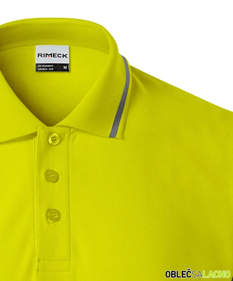 DOPREDAJ Unisex polobavlnená polokošeľa HV RUNWAY 2V9 Rimeck®