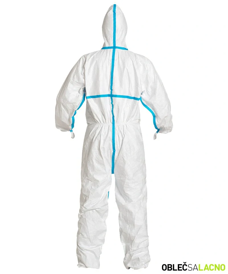 Jednorazový oblek Tyvek 600 Plus, bielo-modrý