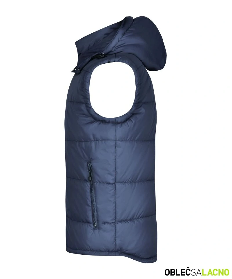 Pánska prešívaná vesta s kapucňou JN 1004 Daiber