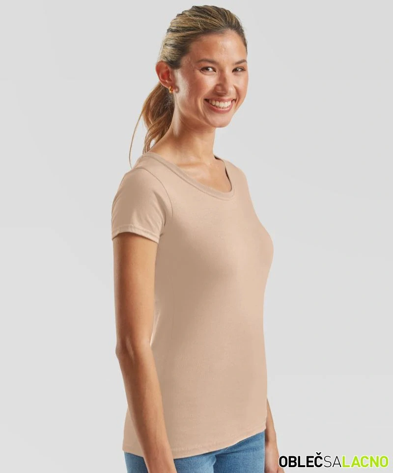 Dámske tričko z ťažkej bavlny LADY-FIT ICONIC 195 T Fruit of the Loom