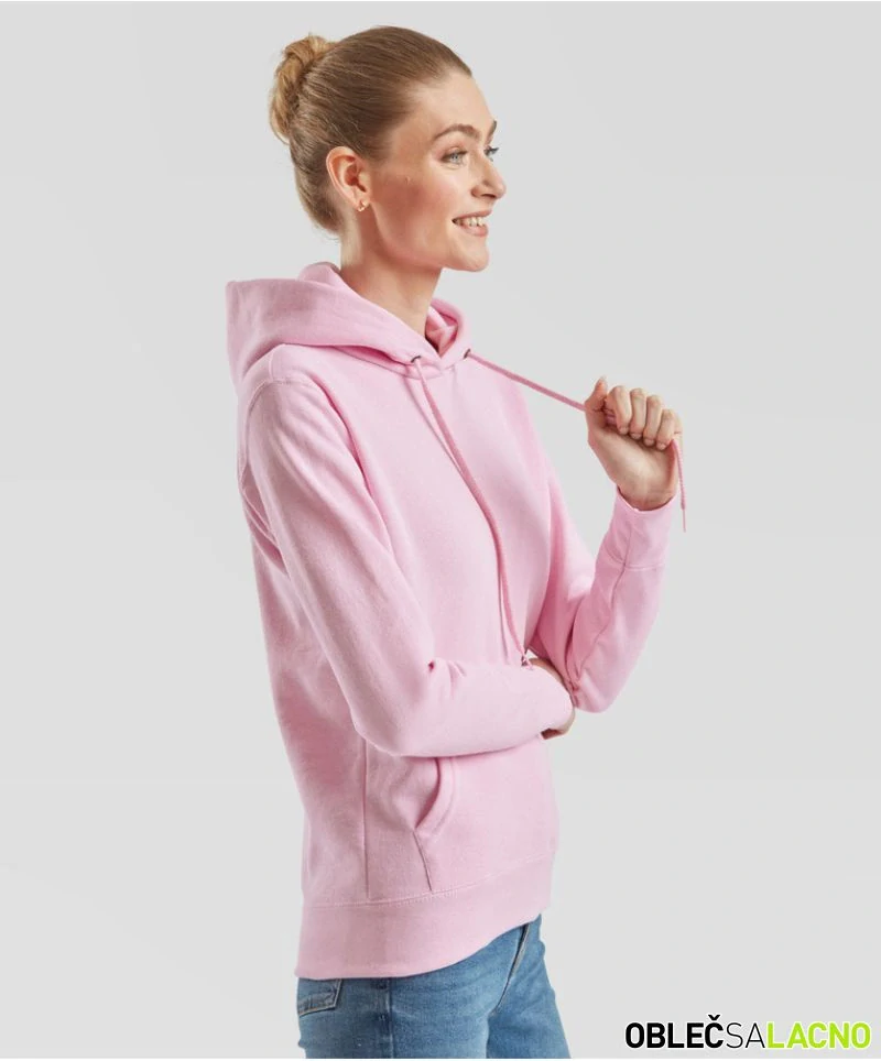 Dámska mikina s kapucňou CLASSIC LADY-FIT HOODED SWEAT Fruit of the Loom