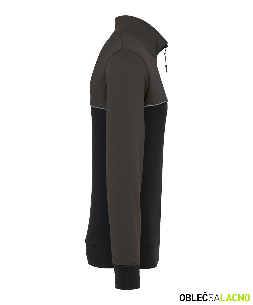 Unisex pracovná mikina s 1/4 zipsom WK404 WK