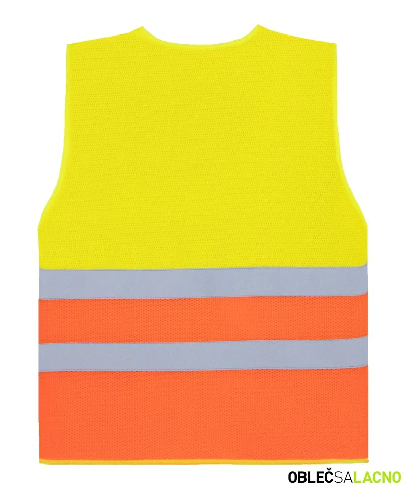 Hi-Vis sieťovaná bezpečnostná vesta RHODES KXCMZ Korntex