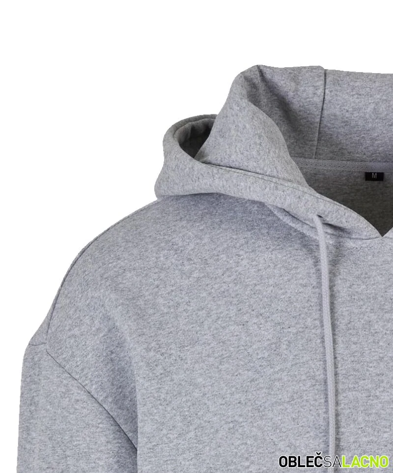 Pánska oversize mikina s kapucňou z ťažkej bavlny BASIC Build your Brand