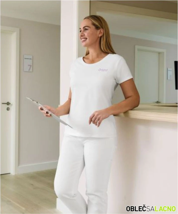 Dámské tričko z ťažkej bavlny AUTHENTIC Russell