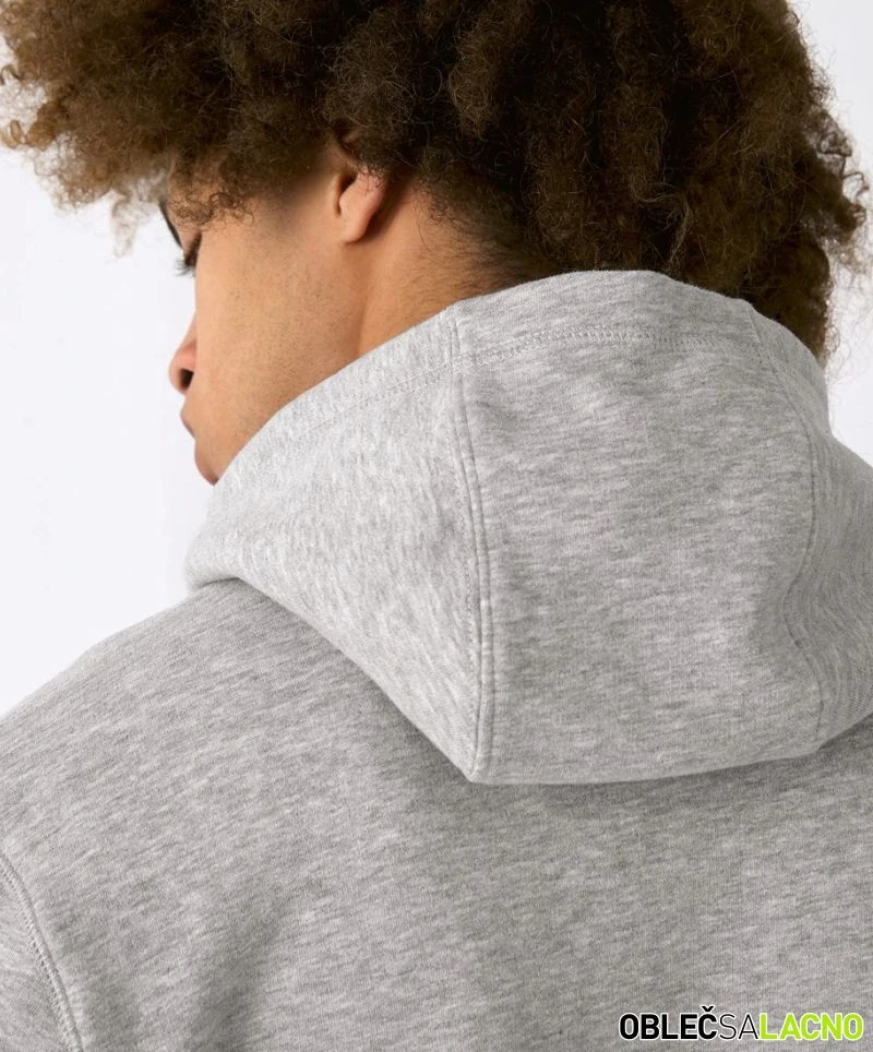 Pánska mikina s kapucňou KING ZIPPED HOOD B&C