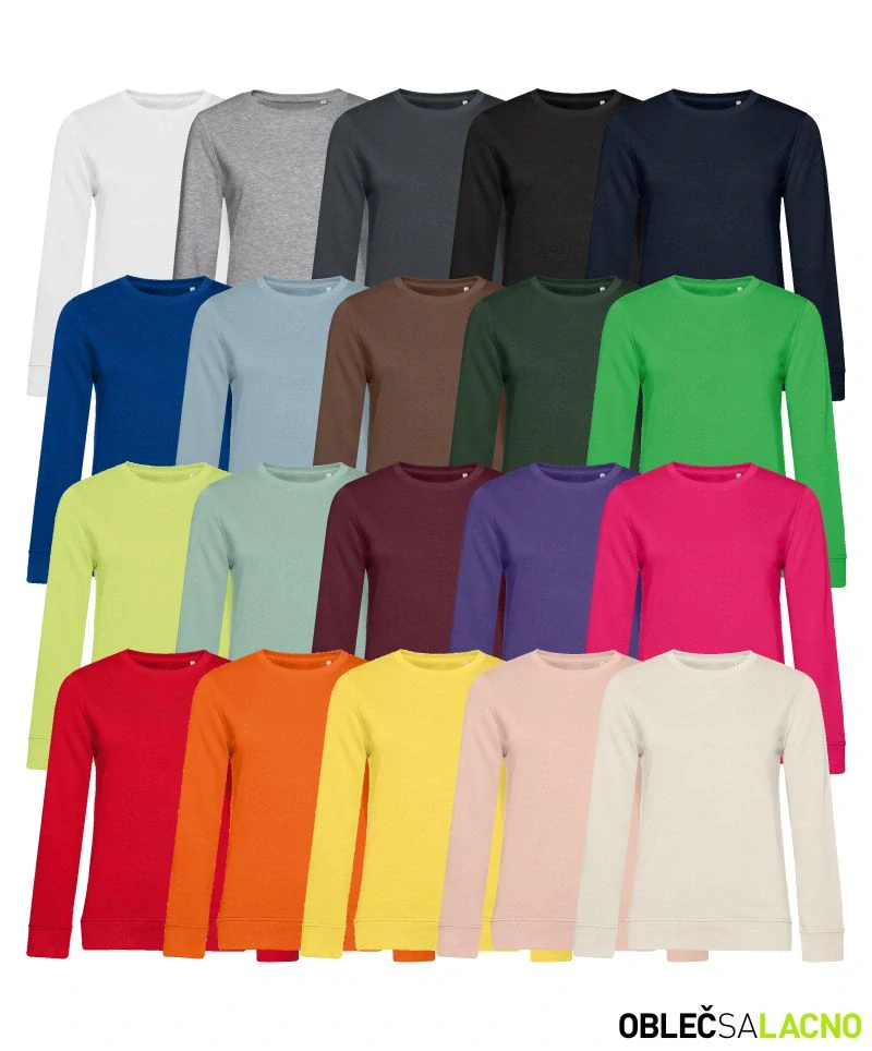 Dámska mikina INSPIRE CREW NECK B&C