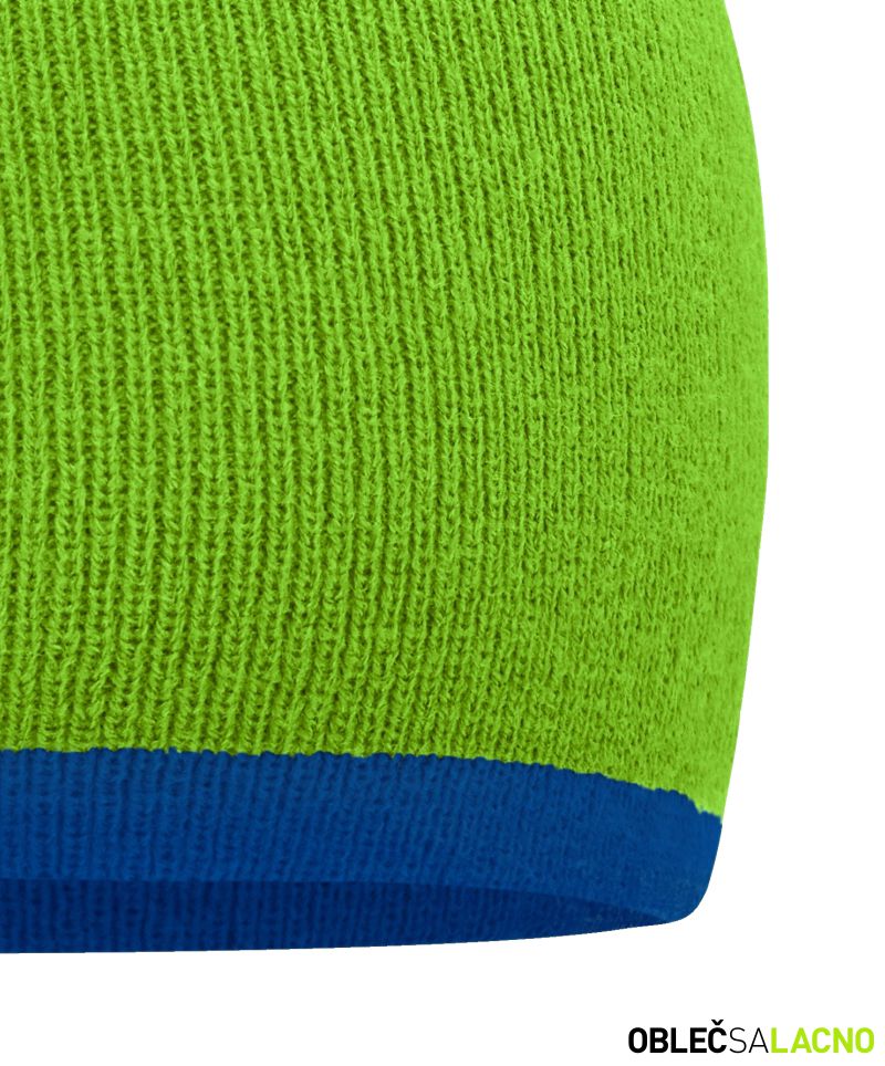 Pletená čiapka s kontrastným lemom MB 7584 Daiber