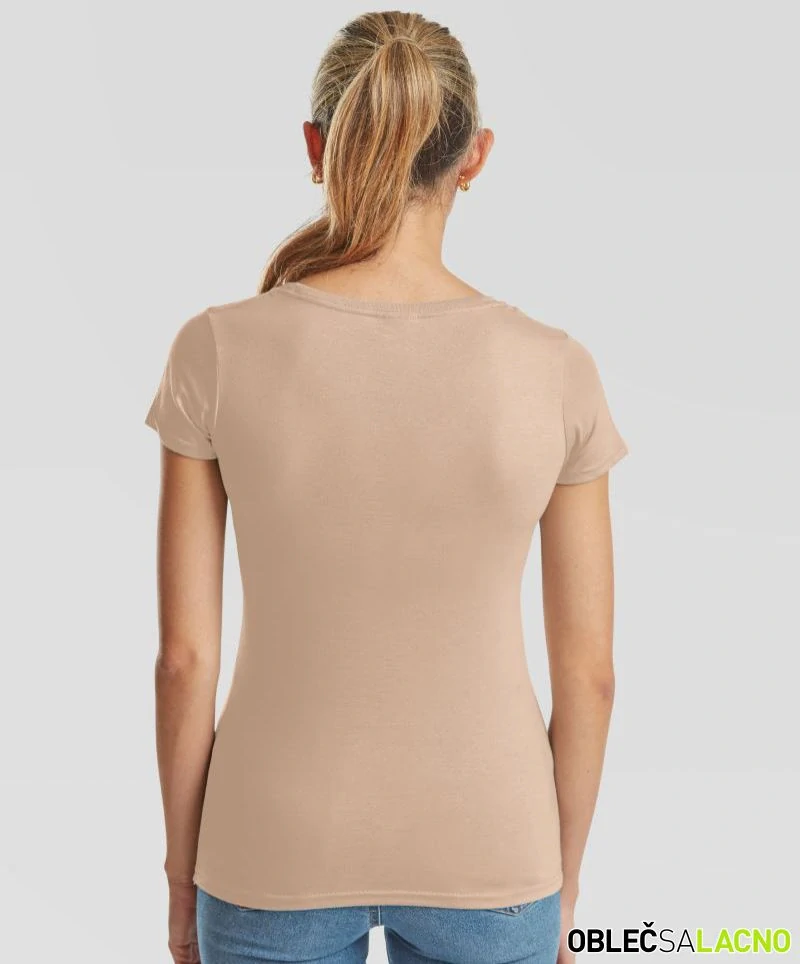 Dámske tričko z ťažkej bavlny LADY-FIT ICONIC 195 T Fruit of the Loom