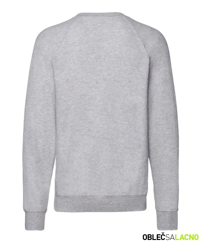 Pánska raglánová mikina LIGHTWEIGHT RAGLAN SWEAT Fruit of the Loom