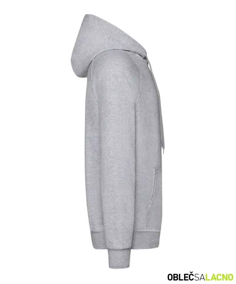 Pánska raglánová mikina s kapucňou LIGHTWEIGHT HOODED SWEAT Fruit of the Loom