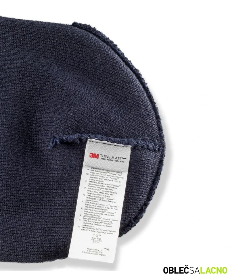Pletená čiapka s podšívkou Thinsulate™ RC034X Result Winter Essentials