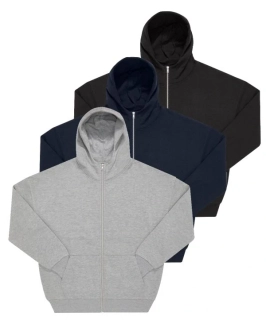 Unisex oversize mikina s kapucňou INFLUENCE ZIP HOOD B&C