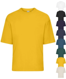 Unisex oversize tričko z ťažkej bio bavlny 8041 Daiber