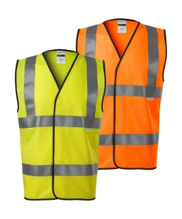 Bezpečnostná vesta HV BRIGHT 9V3 Rimeck®