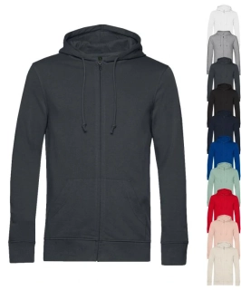 Pánska mikina s kapucňou INSPIRE ZIPPED HOOD B&C