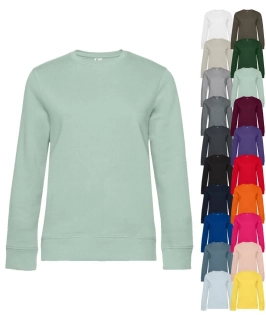 Dámska mikina QUEEN CREW NECK B&C