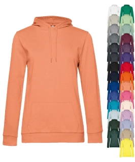 Dámska mikina s kapucňou #HOODIE B&C