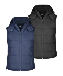 Dámska prešívaná vesta s kapucňou JN 1005 Daiber