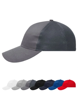 6 panelová šiltovka zo vzdušnej sieťoviny MB6216 Daiber