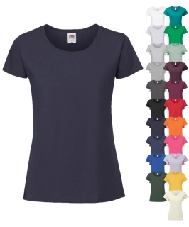 Dámske tričko z ťažkej bavlny LADY-FIT ICONIC 195 T Fruit of the Loom